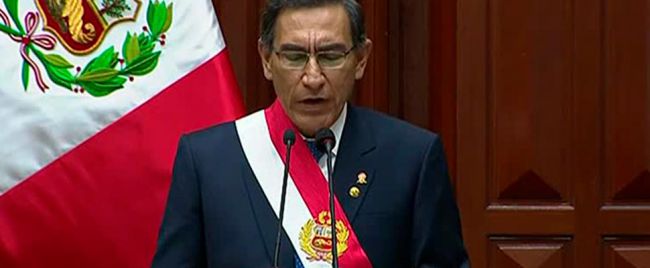 Timeline of the impeachment of the president of Peru