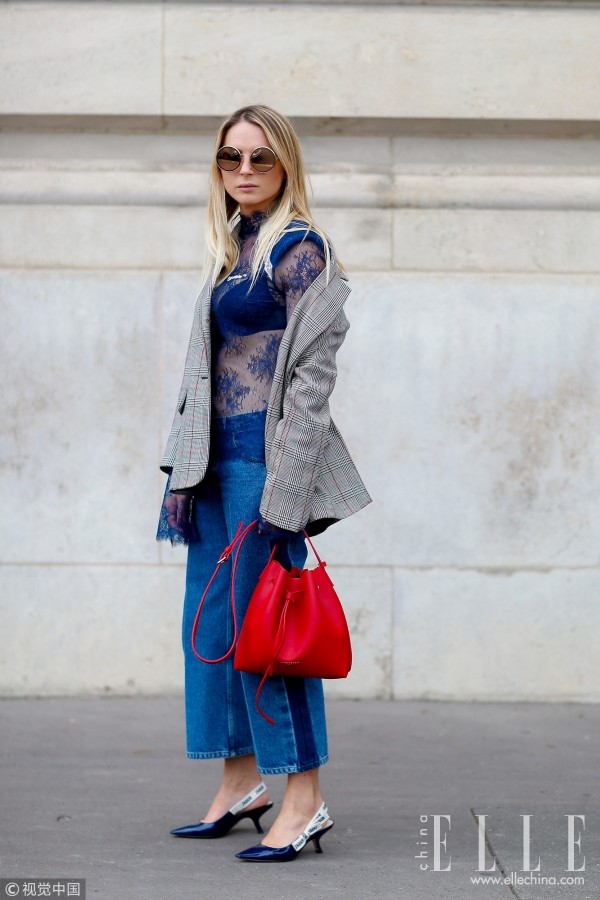 阔腿裤选择困难?来条牛仔的以一当十